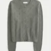 Eyelet Crew Hırka