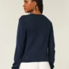 Eyelet Crew Hırka