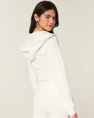 Fermuarlı Kapüşonlu Sweatshirt