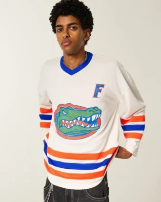 Florida Üniversitesi Gators Grafik Hokey Forması Florida Üniversitesi Gators Grafik Hokey Forması