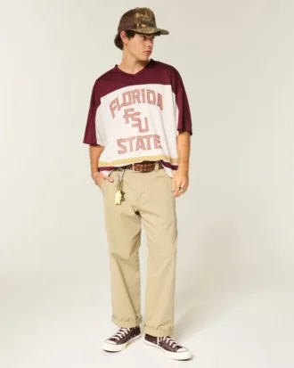 Florida State Üniversitesi Seminoles Grafik Futbol Forması Florida State Üniversitesi Seminoles Grafik Futbol Forması