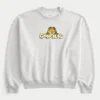 Garfield Grafikli Crew Sweatshirt