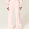 Geniş Paça Logo Sweatpants