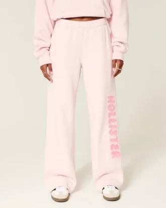 Geniş Paça Logo Sweatpants