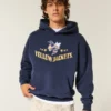 Georgia Tech Yellow Jackets Grafik Kapüşonlu Sweatshirt