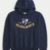 Georgia Tech Yellow Jackets Grafik Kapüşonlu Sweatshirt