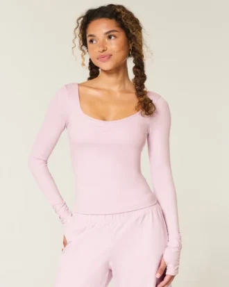 Gilly Hicks Active Recharge Cinch Sweetheart Üst