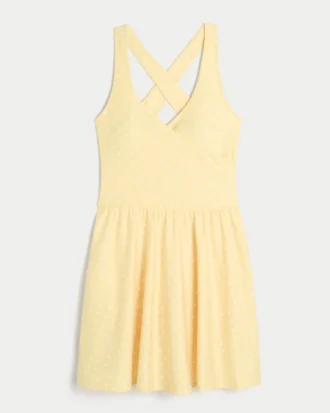 Gilly Hicks Active Recharge Wrap Halter Elbise