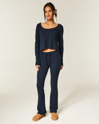 Gilly Hicks Always Cozy Waffle Bootcut Pantolon