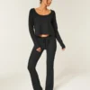 Gilly Hicks Always Cozy Waffle Bootcut Pantolon