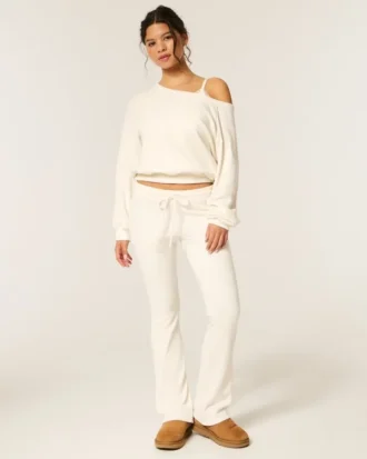 Gilly Hicks Always Cozy Waffle Bootcut Pantolon