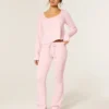 Gilly Hicks Always Cozy Waffle Bootcut Pantolon