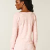Gilly Hicks Always Cozy Waffle Uzun Kollu Scoop Top