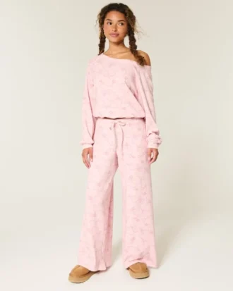Gilly Hicks Bol ve Rahat Waffle Pantolon