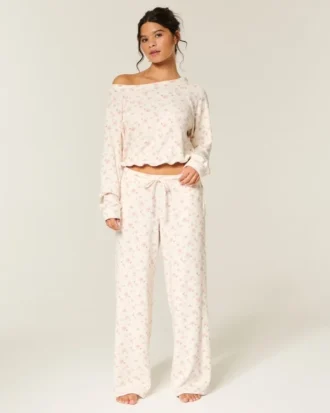 Gilly Hicks Bol ve Rahat Waffle Pantolon