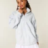 Gilly Hicks Fiyonk Nakışlı Sherpa Çeyrek Fermuarlı Sweatshirt Gilly Hicks Fiyonk Nakışlı Sherpa Çeyrek Fermuarlı Sweatshirt