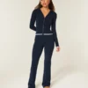 Gilly Hicks Kazak Örgü Katlamalı Bootcut Pantolon