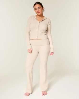 Gilly Hicks Kazak Örgü Katlamalı Bootcut Pantolon