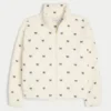 Gilly Hicks Nakışlı Sherpa Fermuarlı Sweatshirt Gilly Hicks Nakışlı Sherpa Fermuarlı Sweatshirt