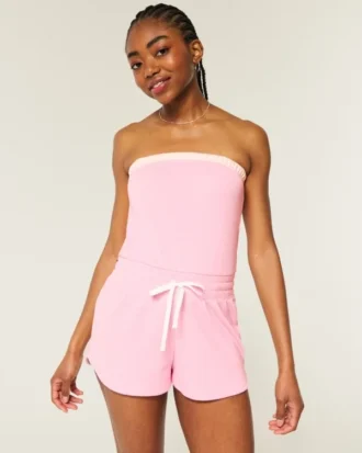 Gilly Hicks Rahat Straplez Waffle Onesie Gilly Hicks Rahat Straplez Waffle Onesie