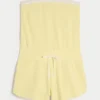 Gilly Hicks Rahat Straplez Waffle Onesie