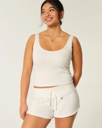 Gilly Hicks Rahat Waffle Mini Şort