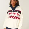 Gilly Hicks Sherpa Çeyrek Fermuarlı Sweatshirt