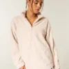 Gilly Hicks Sherpa Çeyrek Fermuarlı Sweatshirt