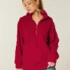 Gilly Hicks Sherpa Çeyrek Fermuarlı Sweatshirt