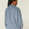 Gilly Hicks Sherpa Çeyrek Fermuarlı Sweatshirt