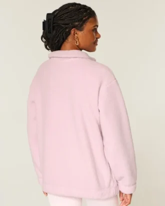 Gilly Hicks Sherpa Çeyrek Fermuarlı Sweatshirt