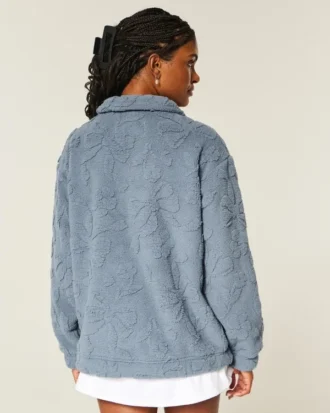 Gilly Hicks Sherpa Çeyrek Fermuarlı Sweatshirt