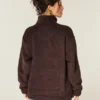 Gilly Hicks Sherpa Çeyrek Fermuarlı Sweatshirt