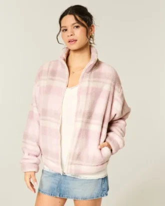Gilly Hicks Sherpa Fermuarlı Sweatshirt
