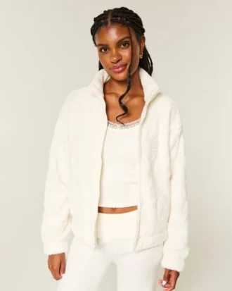 Gilly Hicks Sherpa Fermuarlı Sweatshirt