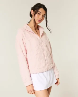 Gilly Hicks Sherpa Fermuarlı Sweatshirt