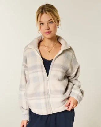 Gilly Hicks Sherpa Fermuarlı Sweatshirt