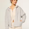 Gilly Hicks Sherpa Fermuarlı Sweatshirt