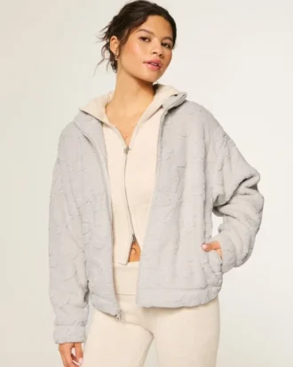 Gilly Hicks Sherpa Fermuarlı Sweatshirt