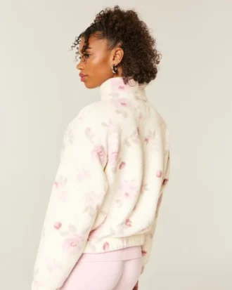 Gilly Hicks Sherpa Fermuarlı Sweatshirt