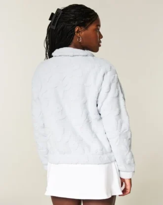 Gilly Hicks Sherpa Fermuarlı Sweatshirt