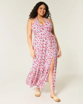 Halter Maxi Elbise