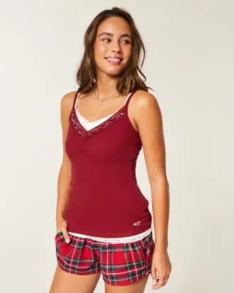 Holiday Vault Release Dantel Süslü Katmanlı Cami