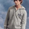Holiday Vault Release Fermuarlı Sörf Logolu Grafik Kapüşonlu Sweatshirt