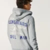 Holiday Vault Release Fermuarlı Sörf Logolu Grafik Kapüşonlu Sweatshirt