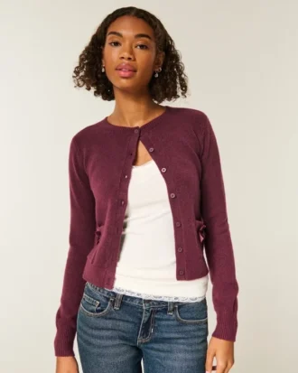 Hollister Comfy Cloud Bow Pocket Hırka