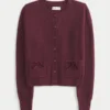 Hollister Comfy Cloud Bow Pocket Hırka Hollister Comfy Cloud Bow Pocket Hırka