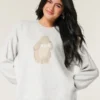Hollister Comfy Cloud Bunny Grafikli Kazak Hollister Comfy Cloud Bunny Grafikli Kazak