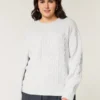 Hollister Comfy Cloud Kablo Örgü Kazak