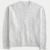 Hollister Comfy Cloud Kablo Örgü Kazak